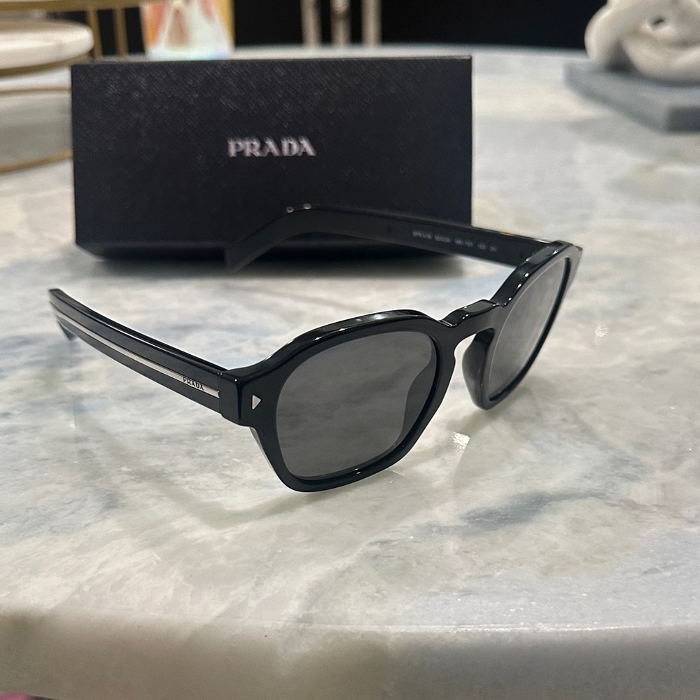 Prada Glossy Black Men's Sunglasses